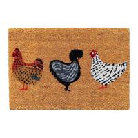 ROHOŽ - viacfarebná, textil/plast (60/40cm) - Relaxdays