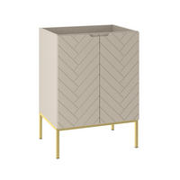 WASCHTISCHUNTERSCHRANK 60cm Daria Kaschmir - Beige, Holzwerkstoff (60/82/45.8cm) - Petits-meubles