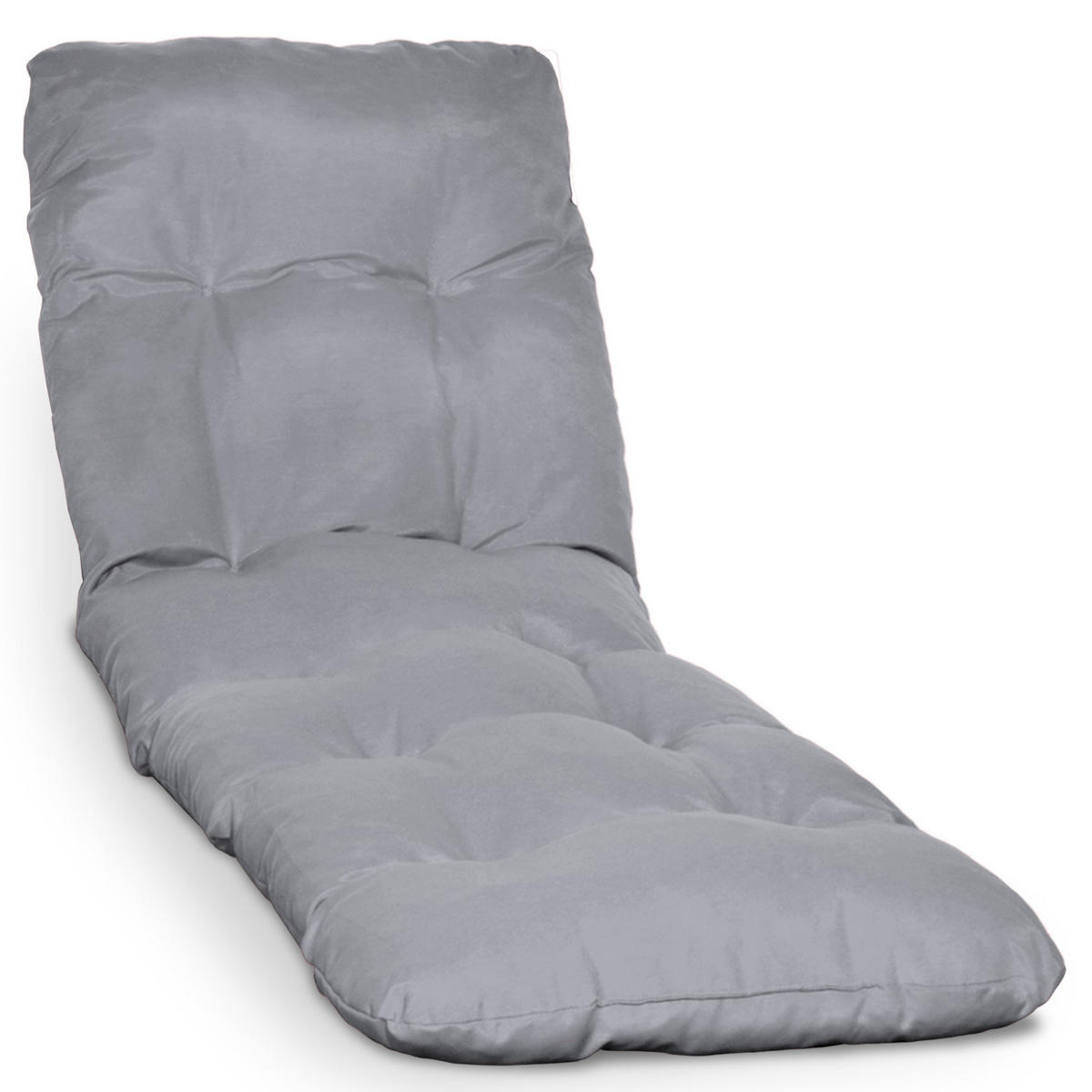 ROLLIEGENAUFLAGE Flair RL 190/60/8cm Hellgrau - Hellgrau, Textil (60/8/190cm) - Beautissu 