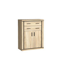 KOMMODE Dallas D-6 Eiche Sonoma - Sonoma Eiche, Holzwerkstoff (97/123/45cm)