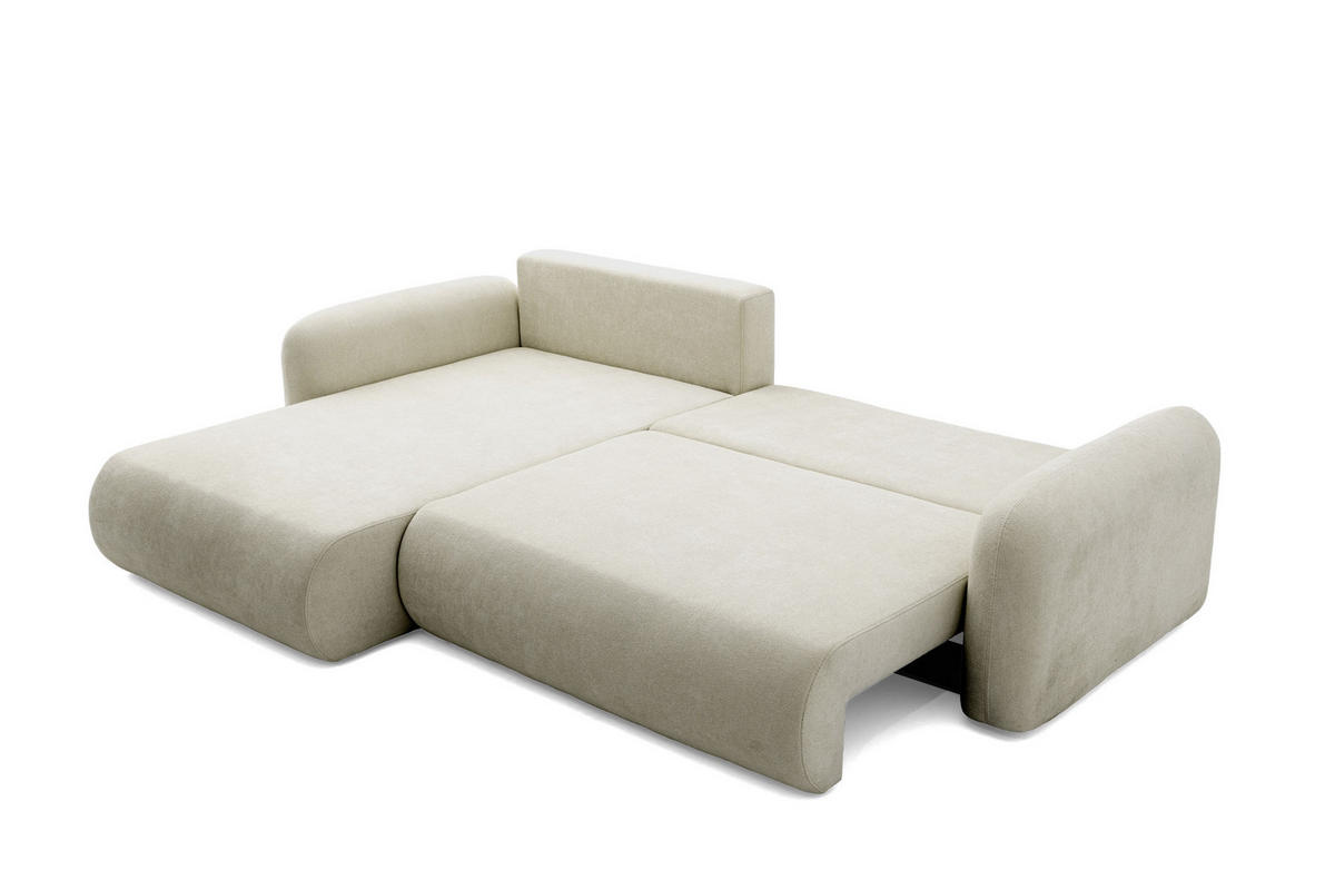 ECKSOFA NEST Universal mit Liegeflache 157x240 cm - Olivgrün, Textil (280/187cm) - Muffo