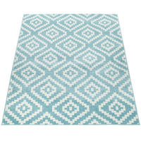 KURZFLORTEPPICH 70/250 cm Stella 400 - Blau, Textil (70/250cm) - Paco Home