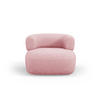 SESSEL Jenny aus Chenille-Stoff rosa - Pink, Textil (88/73/90cm) - Micadoni