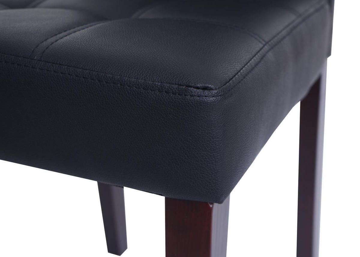 ESSZIMMERSTUHL O65C Schwarz - Schwarz, Textil (42/91/53cm) - MCW