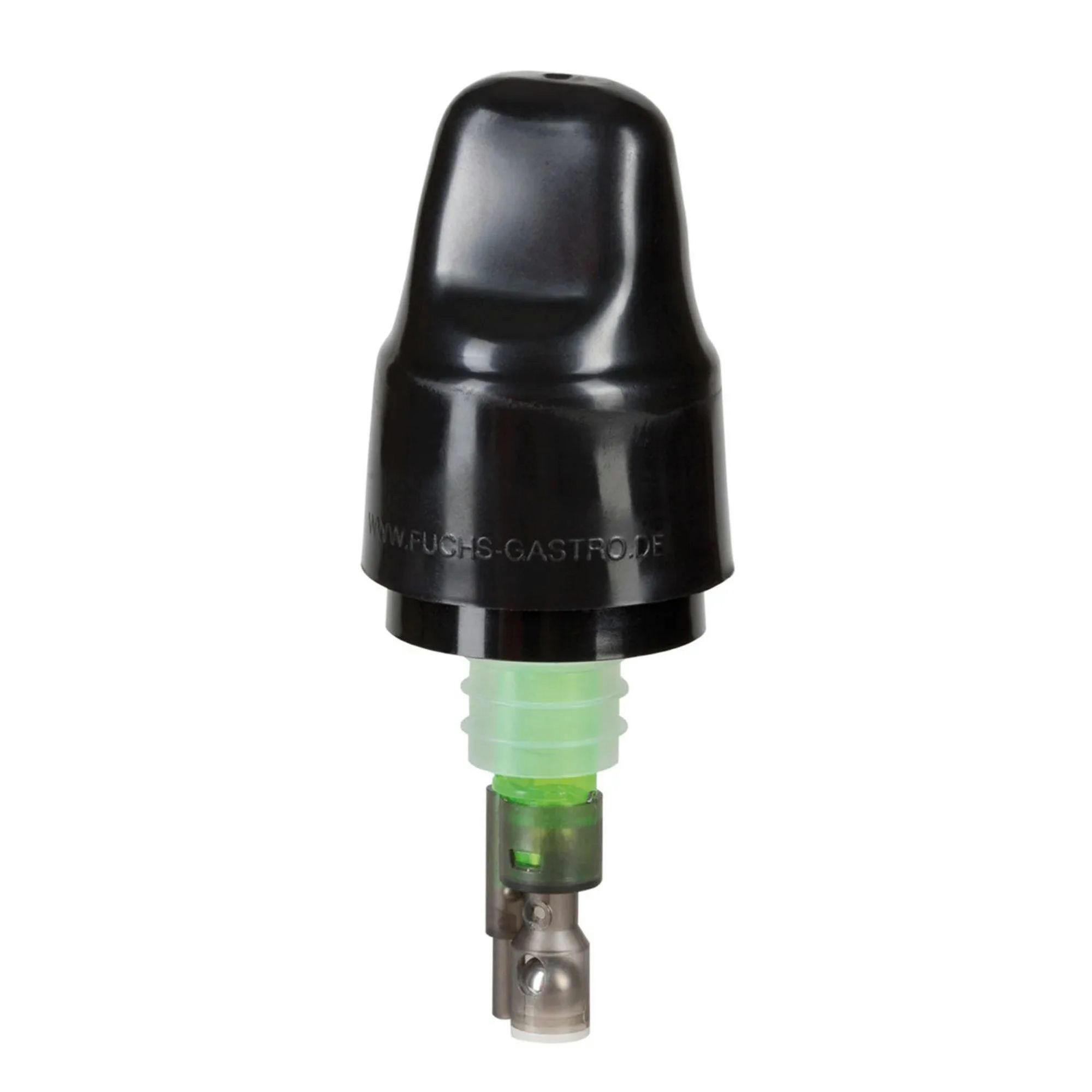 FLASCHENVERSCHLUSS Universal Schutzkappe, Schwarz/Grün, 1 Stück - Schwarz, Kunststoff (4.5/6.2/4.5cm) - ich-zapfe