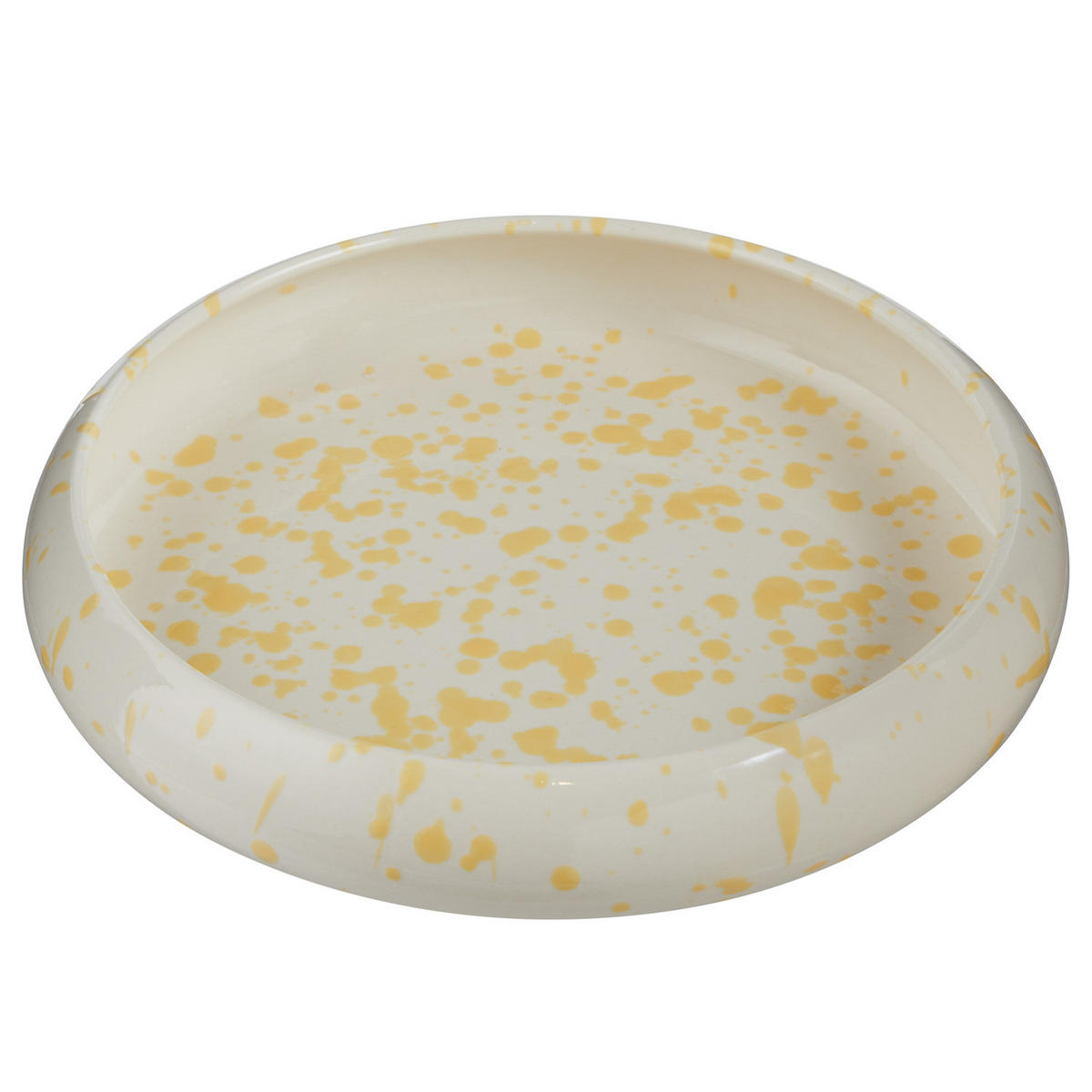 PASTATELLER Boogy Splash Ø23cm - Gelb, Keramik (24/24/4.5cm) - Butlers