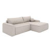 ECKSOFA OTATTI mit Schlaffunktion, Beige - Beige, Textil (245/160cm) - Fedve