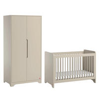 SOBA ZA BEBE 2-dijelniOva bež - bež, drvni materijal (124.5/86/65cm) - Petits-meubles