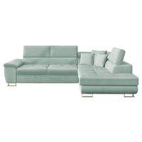 ECKSOFA Cotere, Seite: Rechts - Mintgrün, Holz/Textil (270/202cm) - MIRJAN24