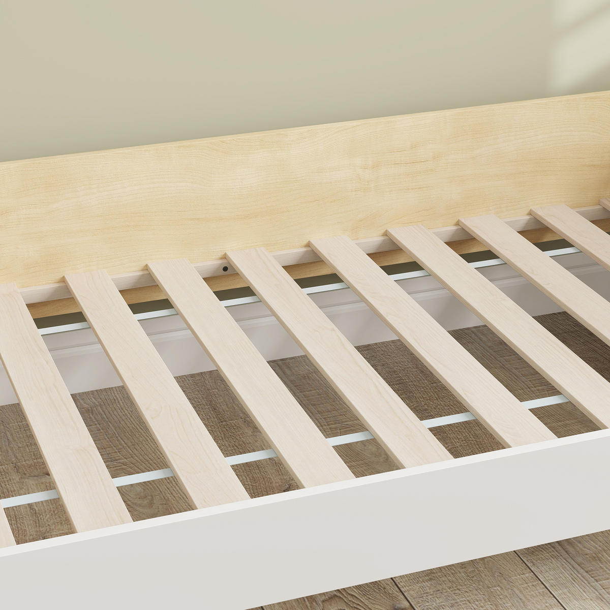 KINDERBETT 140x70 cm DE-14577 mit hohen Seitenwänden, inkl. Lattenrost Weiß - Weiß, Holzwerkstoff (70/140cm) - ComfortXL