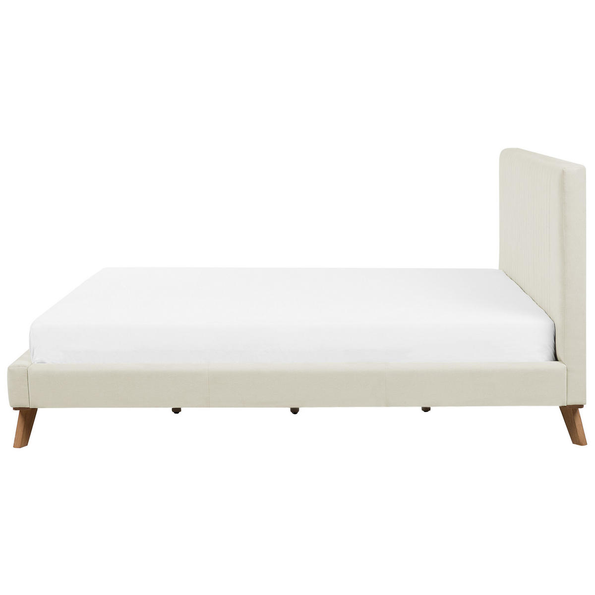 POLSTERBETT mit Lattenrost 180/200 cm Beige Talence - Beige, Textil (180/200cm) - Beliani