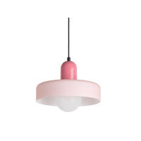HÄNGELEUCHTE Opaco Grato Rosa 25/25/23 cm - Pink, Glas (25/25/23cm) - Leitmotiv