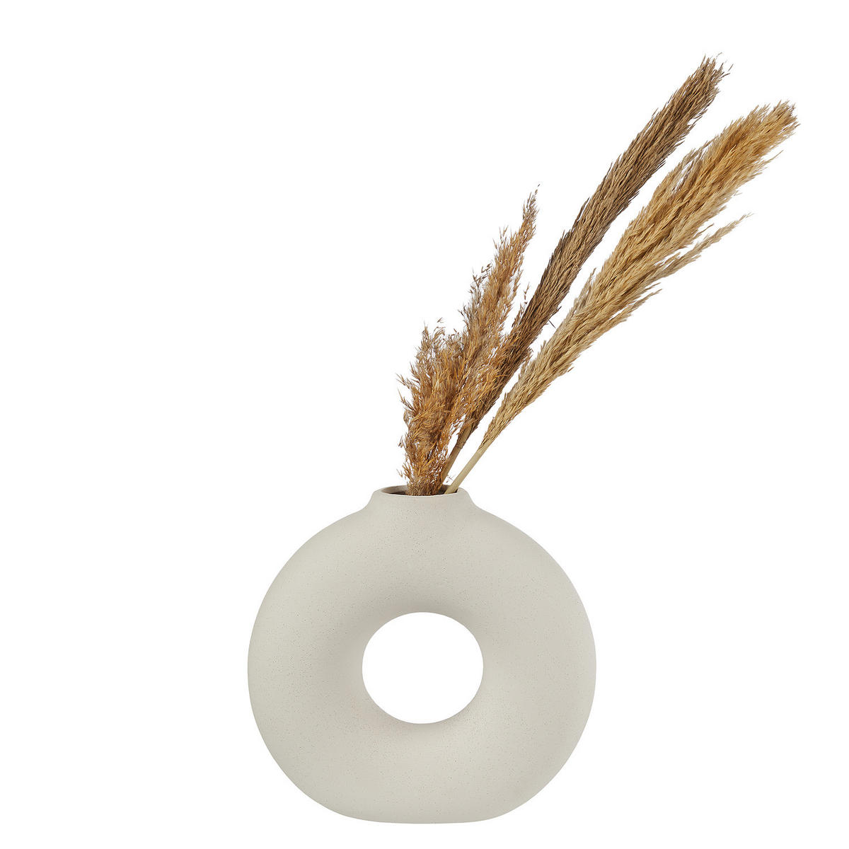 VASE Loop - Beige, Keramik (26cm) - Butlers