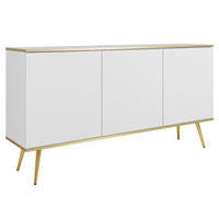 SIDEBOARD VENEZIA 160/85/39cm 3 Türen Weiß - Weiß, Holzwerkstoff (160/85/39cm) - MASSENO