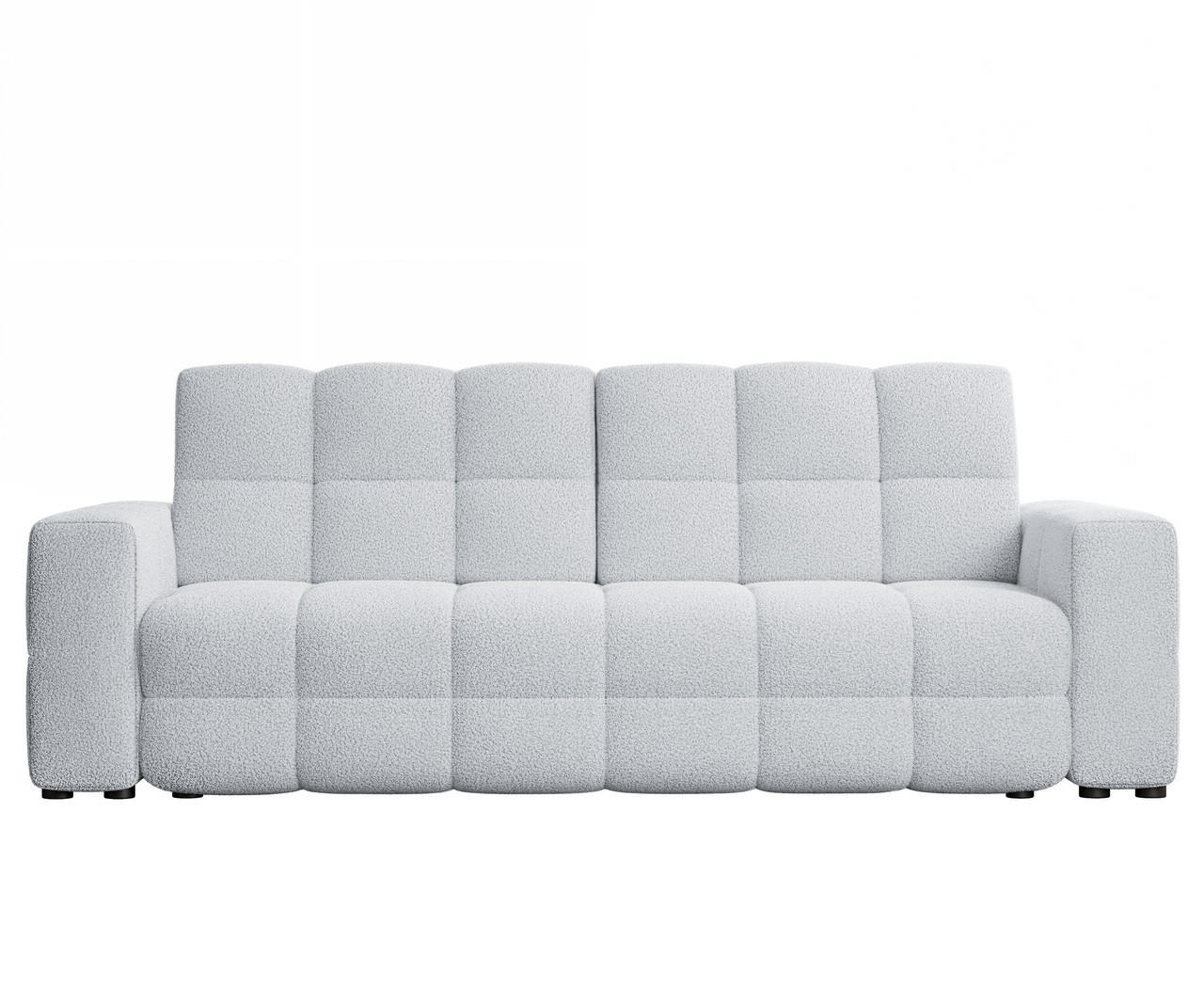 SCHLAFSOFA MOLLY mit Bettkasten, Stoff Hellgrau - Hellgrau, Textil (248/92/93cm) - Idohome