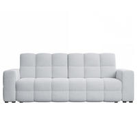 SCHLAFSOFA MOLLY mit Bettkasten, Stoff Hellgrau - Hellgrau, Textil (248/92/93cm) - Idohome