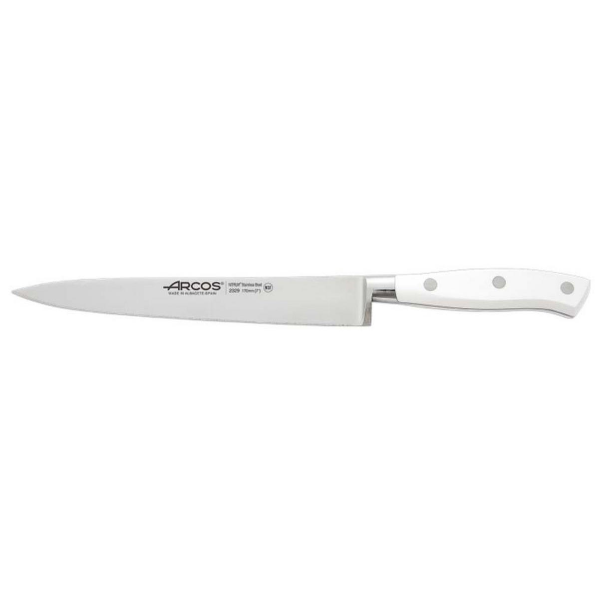 FISCHFILETIERMESSER Silber 27/2/27 cm 232924 - Silberfarben, Metall (27cm) - ARCOS