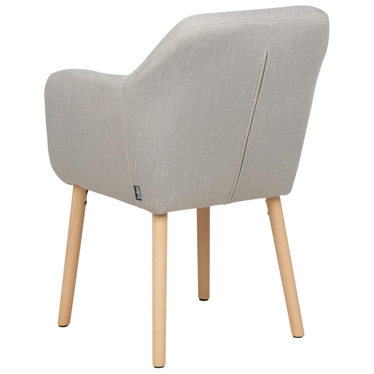 JÍDELNÍ ŽIDLE Sametová látka taupe Yorkville II - světle hnědá/béžová, textil (56/82/46cm) - Beliani