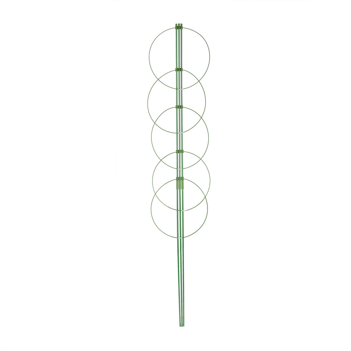 3xRANKHILFE - Dunkelgrün, Kunststoff/Metall (28/150/28cm) - Relaxdays