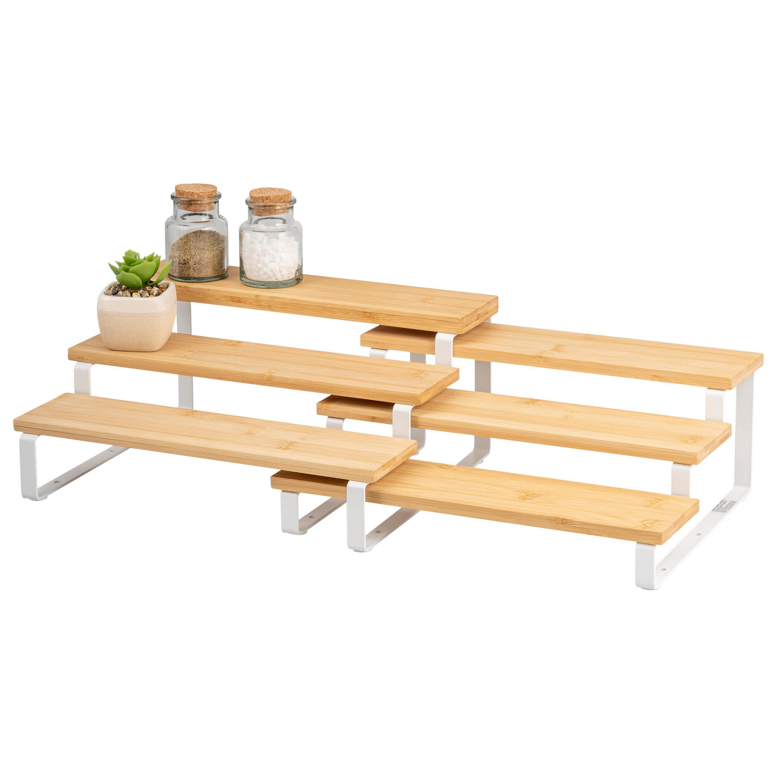 GEWÜRZREGALE 2er-Set, weiß - Weiß, Holz (32/14/27cm) - bremermann