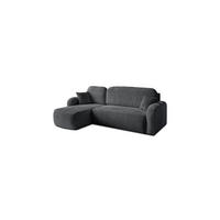 ECKSOFA PALOMA L 235/155/85 cm Coral 80 - Anthrazit, Textil (235/155cm) - Lookway