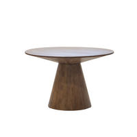 ESSTISCH rund aus Mangoholz 120cm, natürlich - Braun, Holz (120/120/76cm) - Giga Meubel