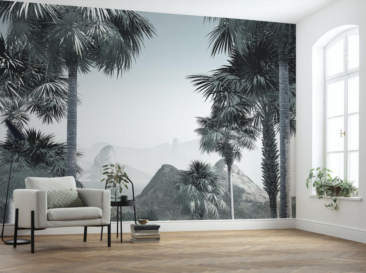 FOTOTAPETE tropisches Paradies 400 x 280 cm - Grün, Papier (400/280cm) - Sanders & Sanders