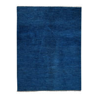 GABBEH-TEPPICH handgeknüpft Blau 180/139 cm Schurwolle - Blau, Textil (139/180cm) - Looma
