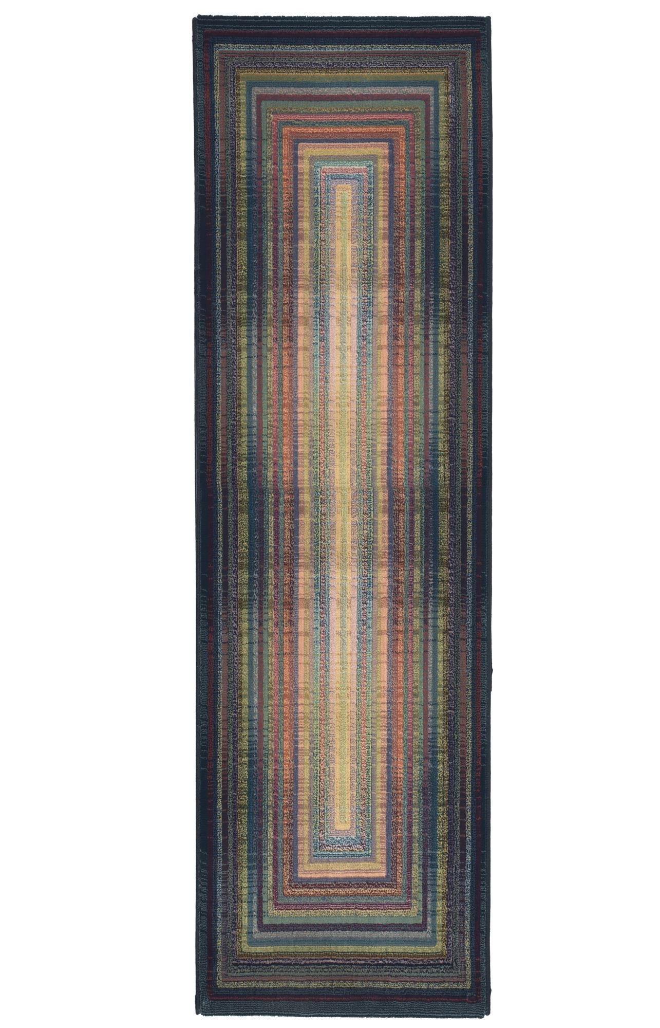 WEBTEPPICH Gabiro 001 80x300 cm - Multicolor, Textil (80/300cm) - THEKO