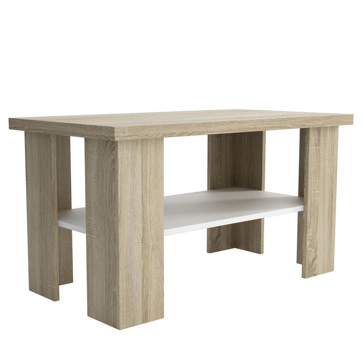 COUCHTISCH LAURA 90 cm Sonoma Eiche - Sonoma Eiche, Holzwerkstoff (45/90/50cm) - MASSENO