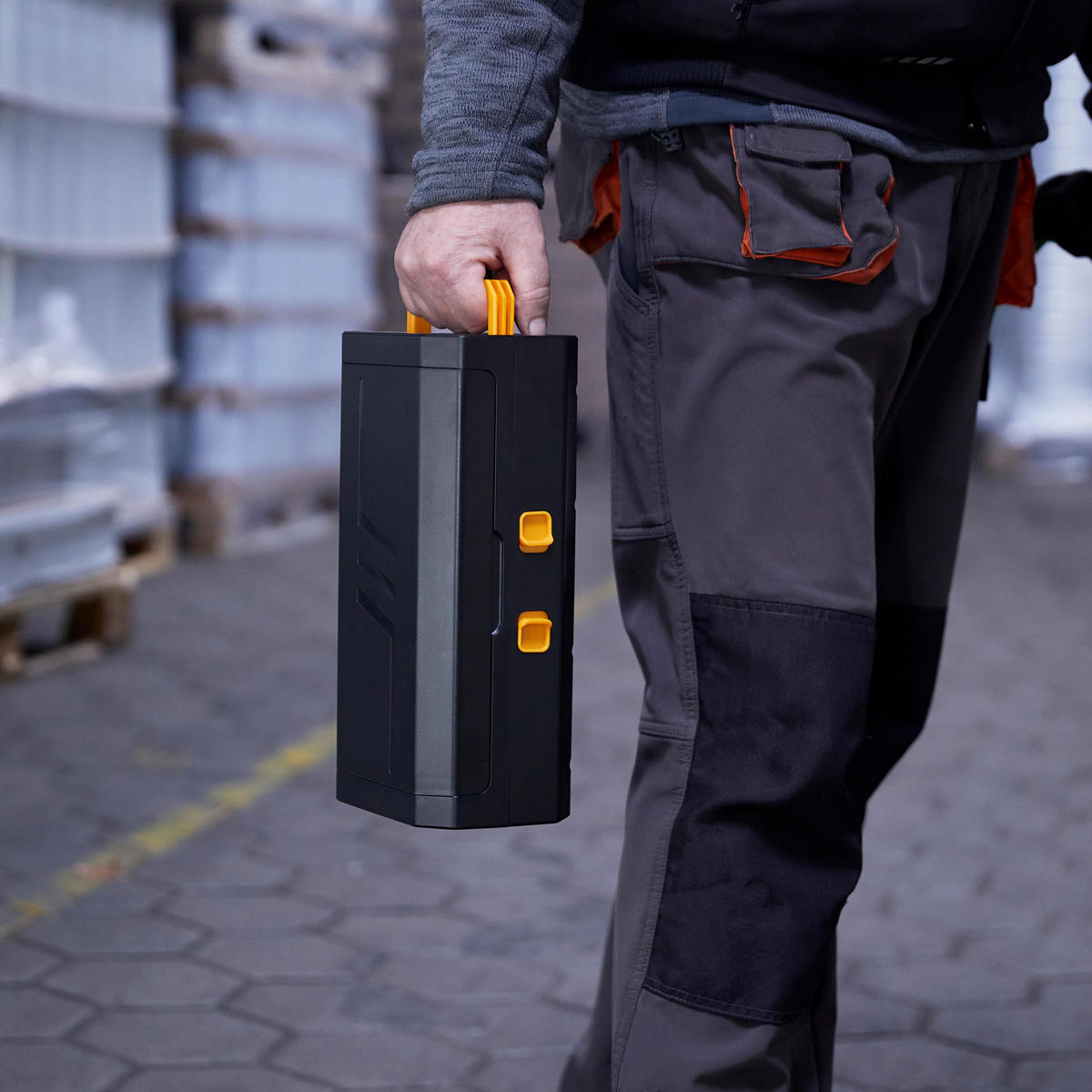 LED-ARBEITSLEUCHTEN - 3x Inspektionslampen mit 2000mAh Akku und Ladekoffer für flexible Einsatzmöglichkeiten, 3er-Set - Schwarz, Kunststoff (12/33/17.5cm) - Northpoint