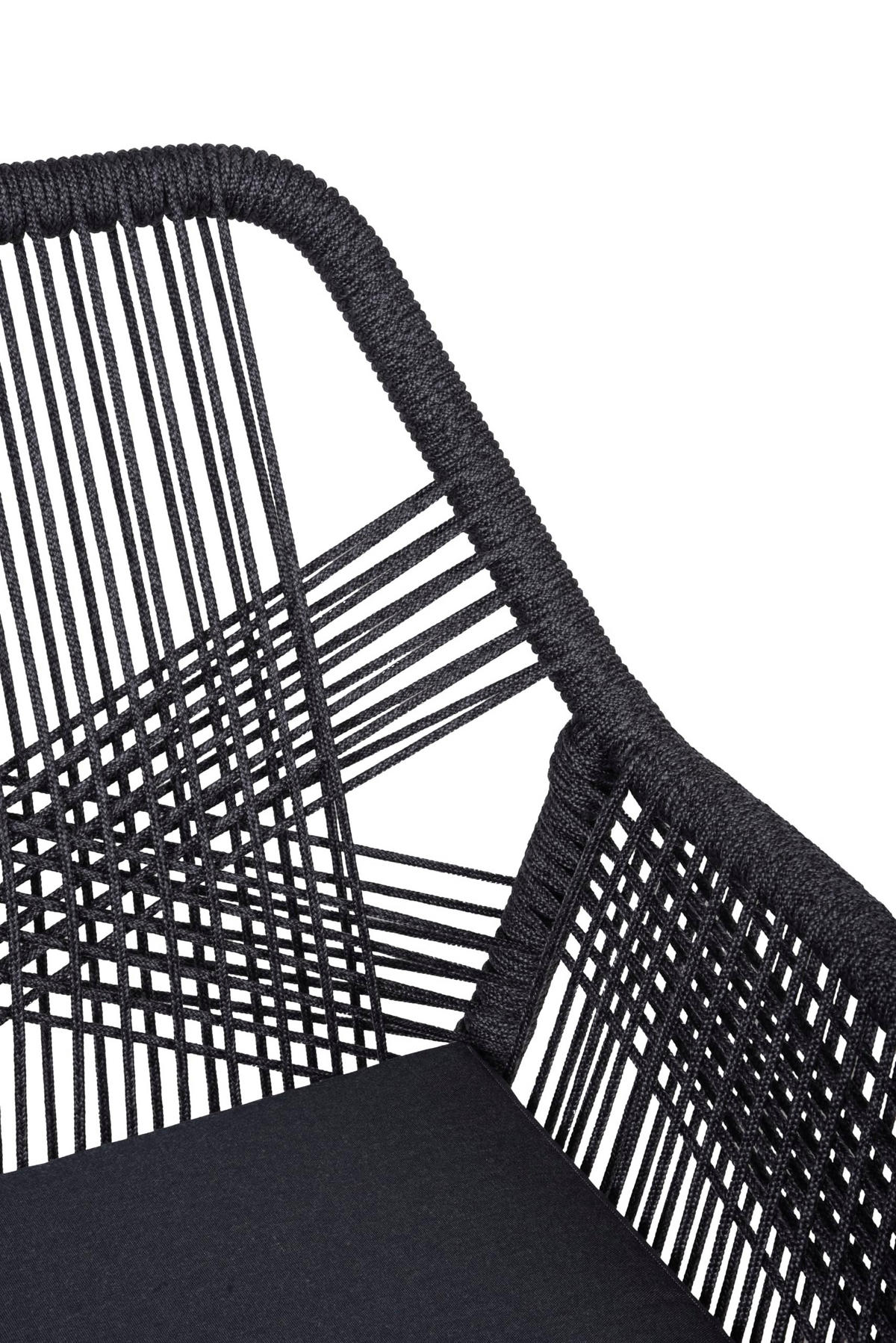 GARTENSTUHL 4er Set Marcus Anthrazit Gartenstühle - Anthrazit, Holz (68/84/62cm) - DELUKE