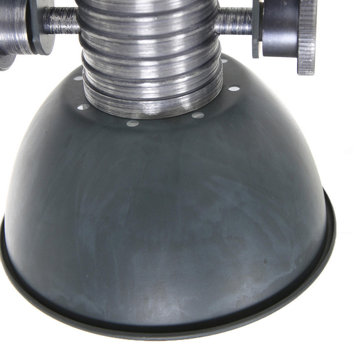 LED DECKENLEUCHTE Brooklyn Grau Metall - Grau, Metall (61/16/12cm)