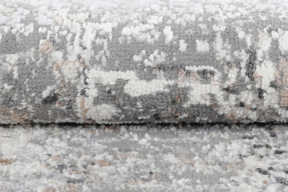 TEPPICHLÄUFER VALLEY hellgrau vintage 100/300 cm - Hellgrau, Textil (100/300cm) - Tapiso