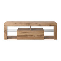 TV-LOWBOARD Bianko Lancelot Eiche mit LED, 140/50/35 cm - Eichefarben, Holzwerkstoff (140/50.5/35cm) - Selsey