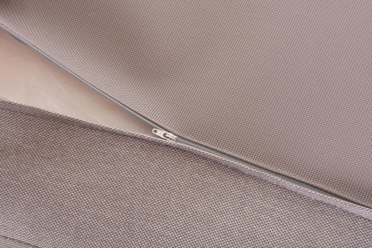 GARTENLOUNGESET Cesar 4-teilig Gartenmöbel - Hellgrau, Metall - DELUKE