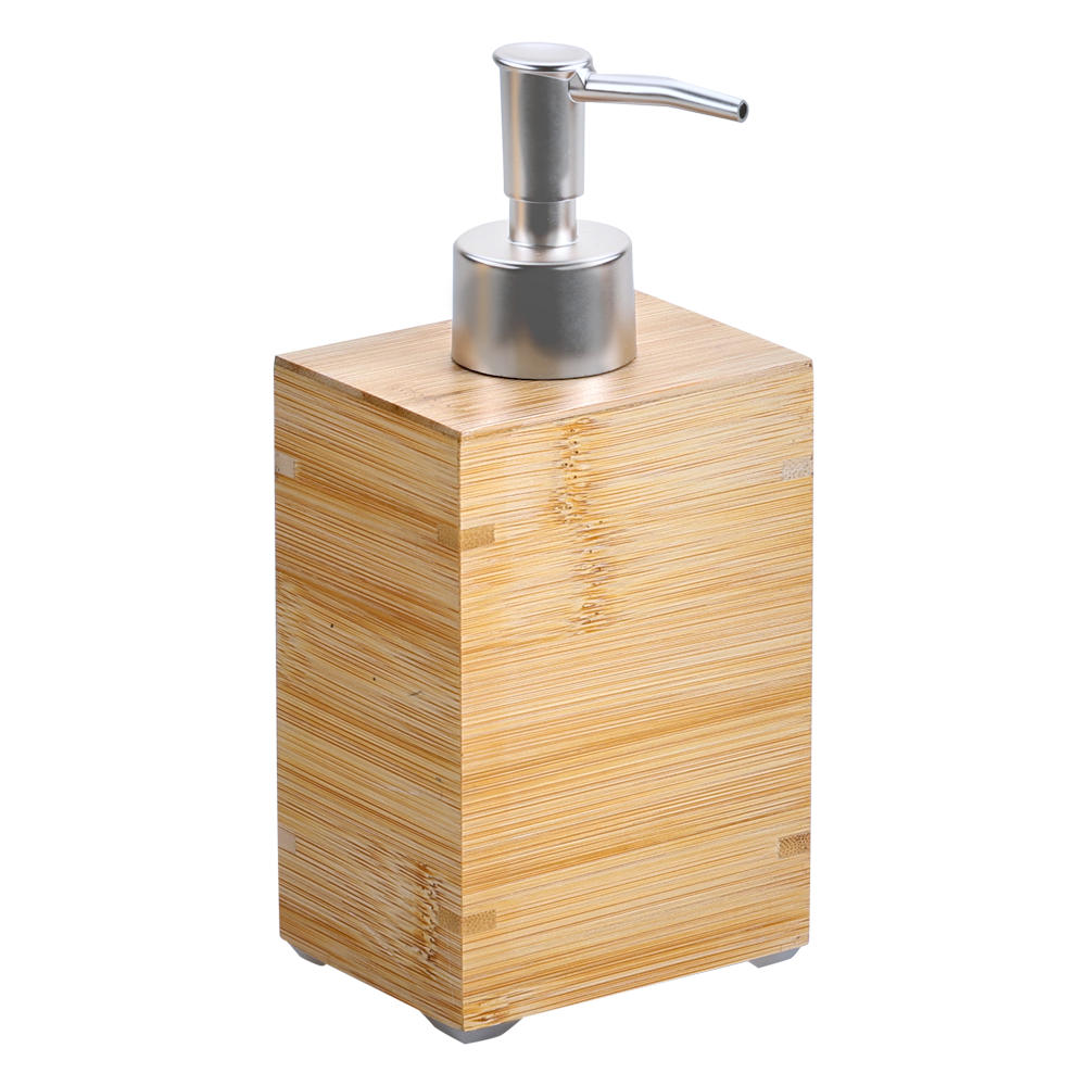 SEIFENSPENDER Bambus 200 ml - Braun, Naturmaterialen (6.5/12/8.5cm) - Kesper