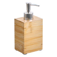SEIFENSPENDER Bambus 200 ml - Braun, Naturmaterialen (6.5/12/8.5cm) - Kesper