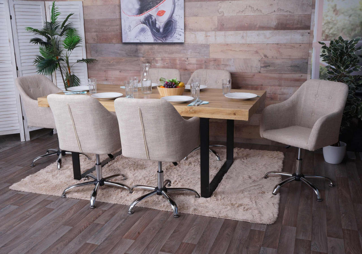 ESSZIMMERSTUHL Beige - Beige, Textil (57/91/62cm) - MCW