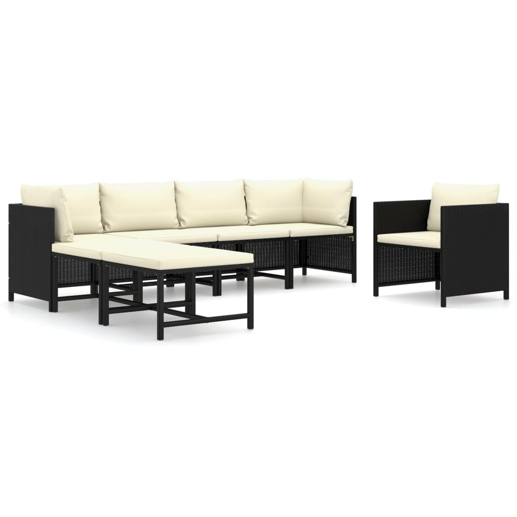 GARTENSET Reinhard 7-teilig - Schwarz, Metall - Nettlife