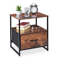 NACHTTISCH - Multicolor, Holz/Holzwerkstoff (40/45/50cm) - Relaxdays