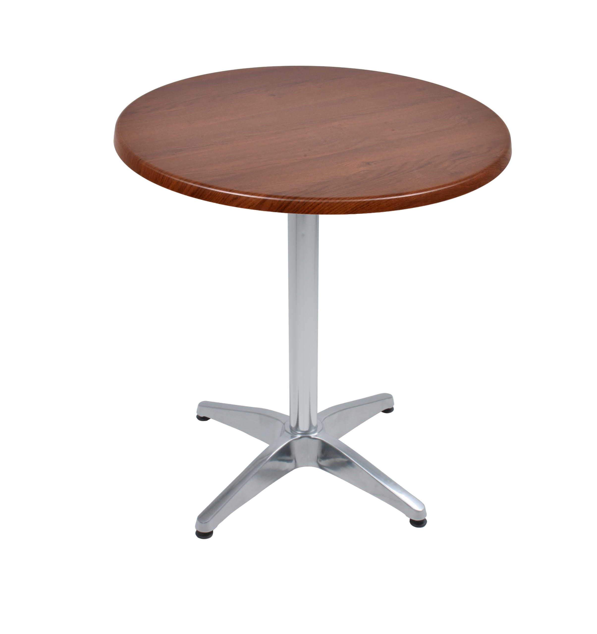 BISTROTISCH Vidol Ø70cm Rund Dunkelbraun Holz Cafétisch - Dunkelbraun, Holz (70/70/66cm) - DELUKE