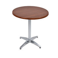 BISTROTISCH Vidol Ø70cm Rund Dunkelbraun Holz Cafétisch - Dunkelbraun, Holz (70/70/66cm) - DELUKE