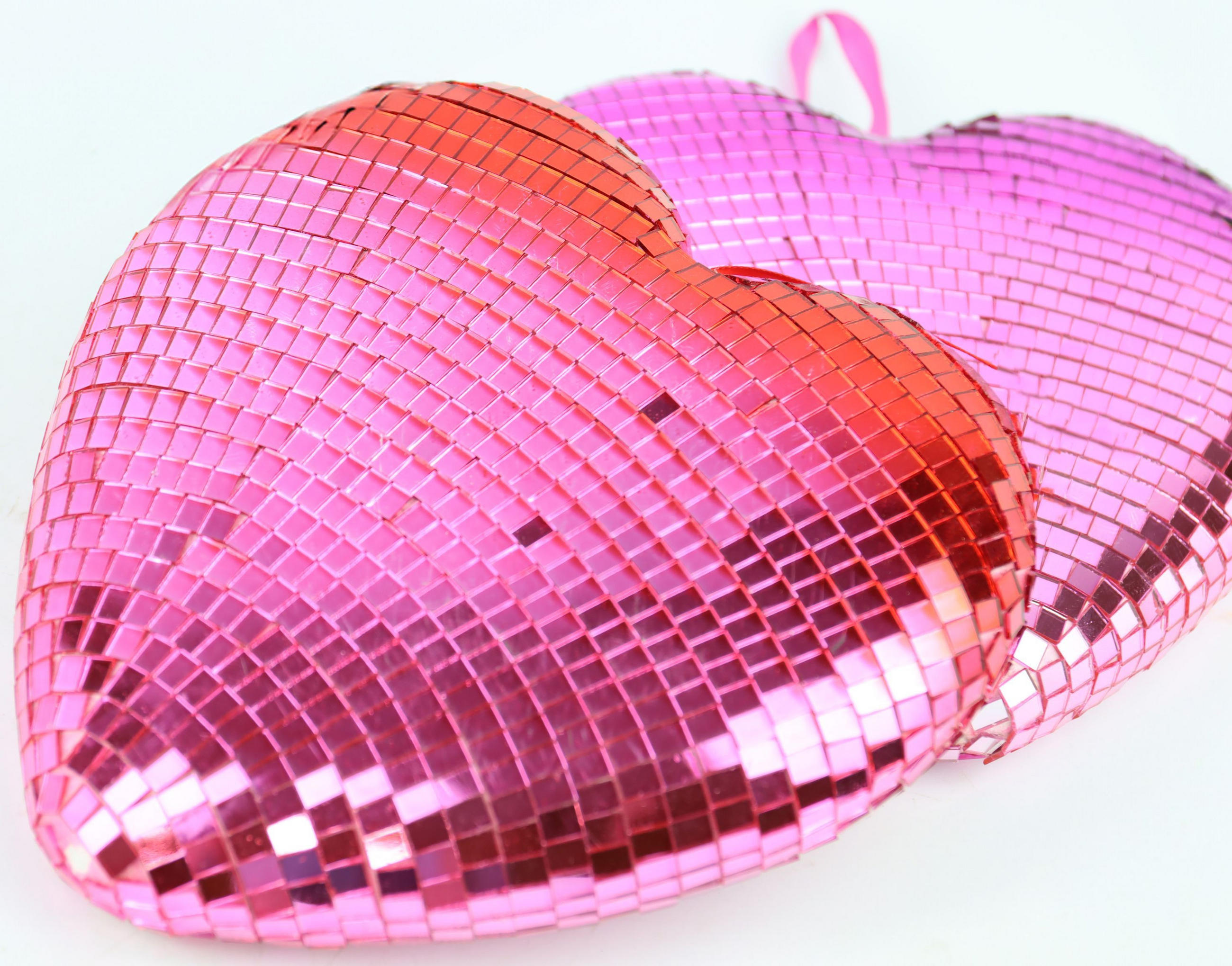 MOSAIKHERZEN Charming Hearts 3er-Set - Multicolor, Kunststoff (19/18/4cm) - FURNARO