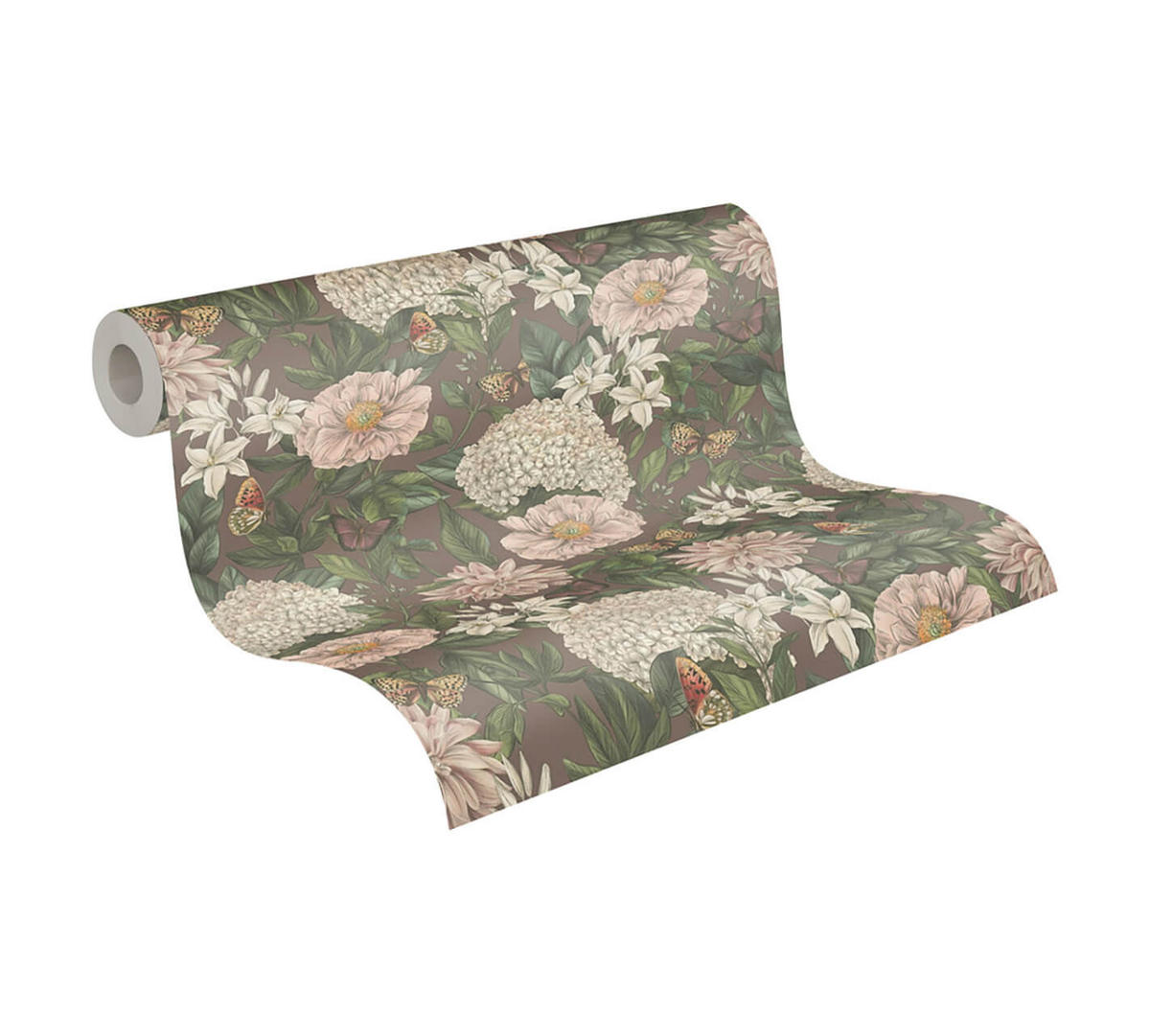 VLIESTAPETE Bunt 53/1005 cm - Braun, Textil (53/1cm) - KUNSTLOFT