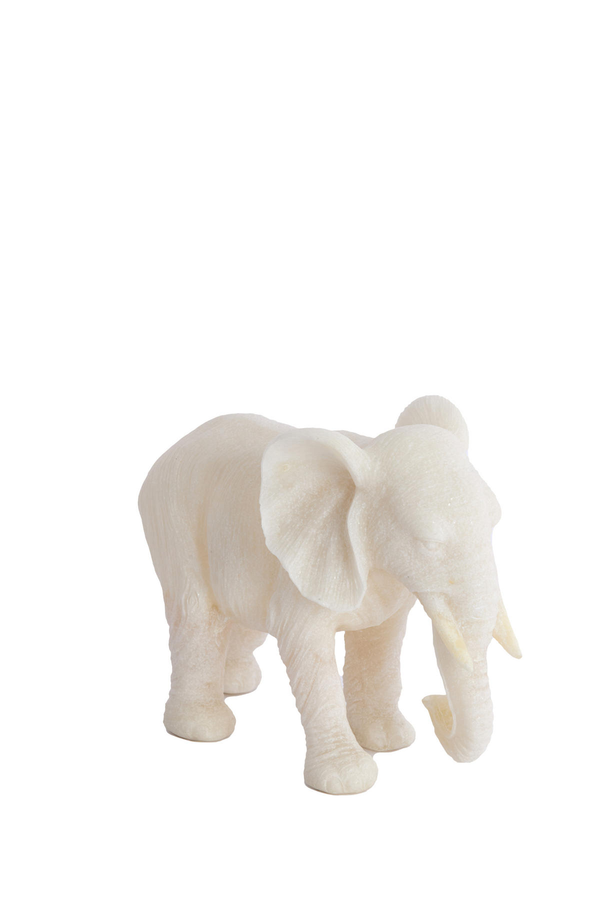 ORNAMENT Gajah Weiß 26/11/18 cm - Weiß, Kunststoff (11/18/26cm) - Light & Living