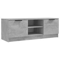 TV-SCHRANK Betongrau 102/35/36,5 Cm Holzwerkstoff - Grau, Holzwerkstoff (30/40/120cm) - vidaXL