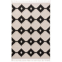 TEPPICH Oyo Cream/Anthrazit 160x230 cm - Creme, Textil (160/230cm) - benuta Pop