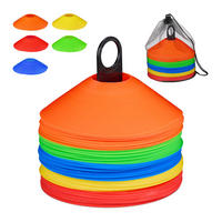 80XMARKIERUNGSHÜTCHEN - Multicolor, Kunststoff/Textil (19/19cm) - Relaxdays