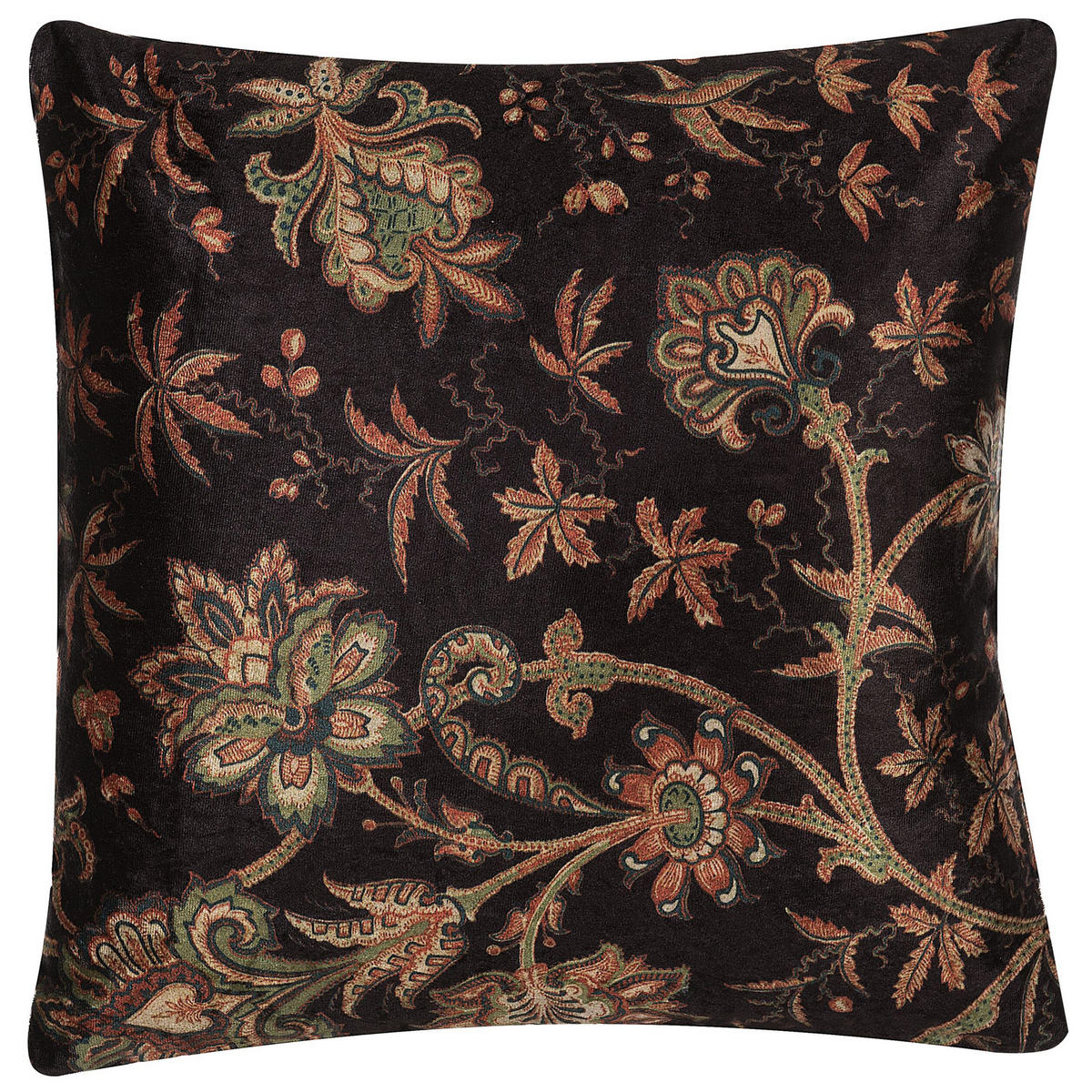 DEKOKISSEN 2er-Set Dunkelbraun 45/45 cm Karur - Dunkelbraun, Naturmaterialen/Textil (45/45cm) - Beliani